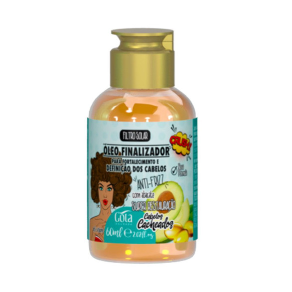 Aceite de acabado Cabelos Cacheados Gota Dourada 60 ml