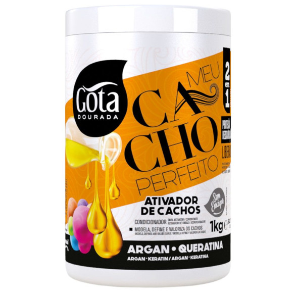 Activador Meu Cacho Perfeito Gota Dourada 1 kg