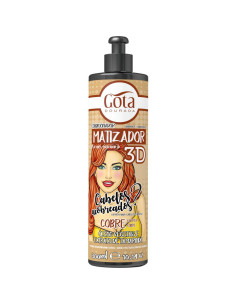 Matizador 3D Cobre Gota Dourada 300 ml
