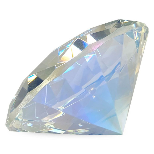 Cristal decorativo diamante de colores 120 mm