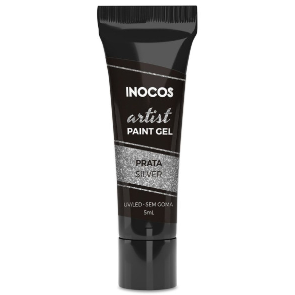 Inocos Paint Gel Artist plata 5 ml