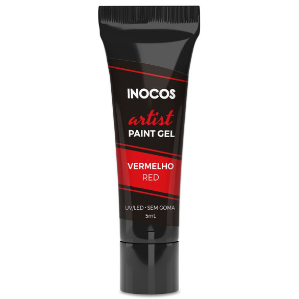 Paint Gel Artist rojo INOCOS 5 ml