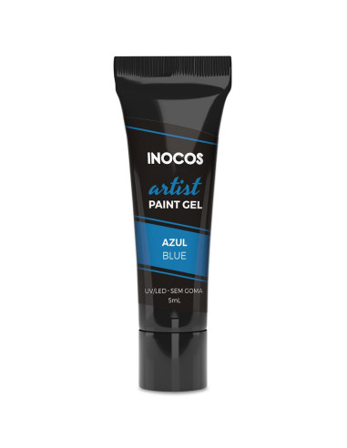 Paint Gel Artist Azul 5ml - Inocos INOCOS Nail Art