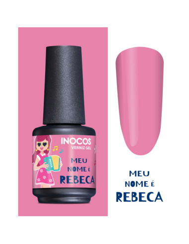 Verniz Gel O Meu Nome é Rebeca 15ml - Meu Querido Mês de Agosto INOCOS INOCOS Verniz Gel