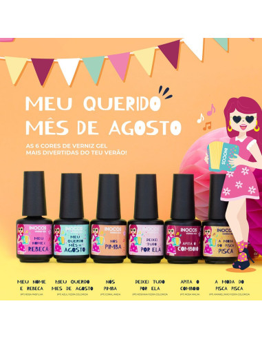 Coleção Verniz Gel Inocos - Meu Querido Mês de Agosto INOCOS Verniz Gel