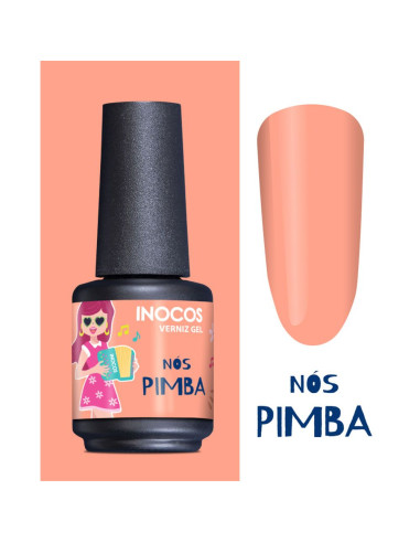 Verniz Gel Nós Pimba 15ml  - Meu Querido Mês de Agosto INOCOS INOCOS Verniz Gel