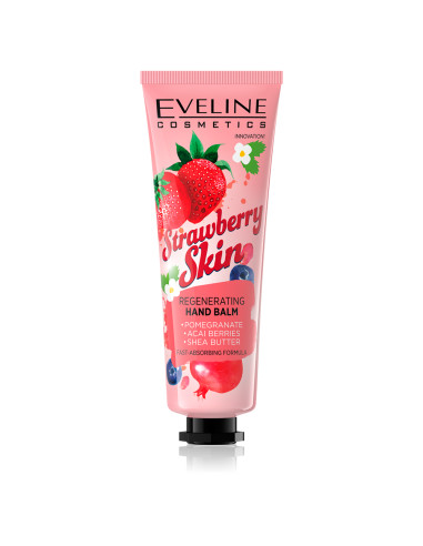 Creme de Aroma Morango 50ml - Eveline Cosmetics Creme de Mãos