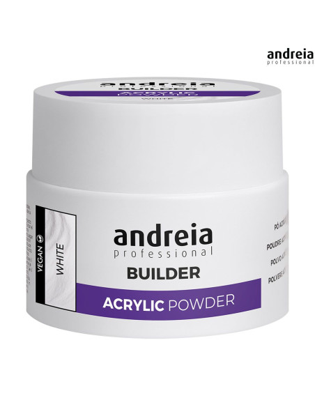 Acrylic Powder White 35gr - Andreia Unhas Acrílico