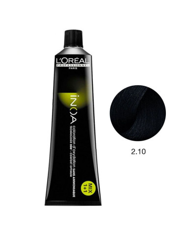 Inoa 2.10 Cendrée Preto Azulado 60g L'Oreal Profissional LIM Inoa L'Oreal