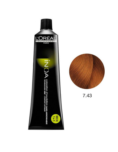 Inoa 7.43 Acobreados 60g Loreal Profissional Inoa L'Oreal