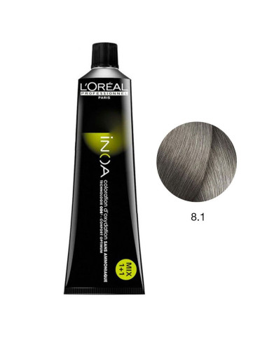 Inoa 8.1 Cendrée 60g Loreal Profissional LIM Inoa L'Oreal