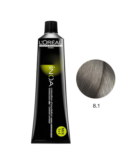 Inoa 8.1 Cendrée 60g Loreal Profissional LIM Inoa L'Oreal