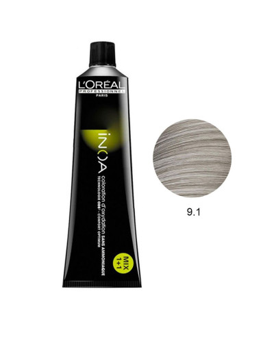 Inoa 9.1 Cendrée 60g L'Oreal Profissional LIM Inoa L'Oreal