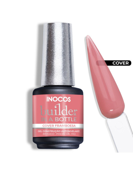 Builder in a Bottle Cover Framboesa 15ml - INOCOS Builder in a Bottle