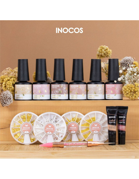 Coleção Inocos - Natura Lovers + Kit Nail Art INOCOS Verniz Gel