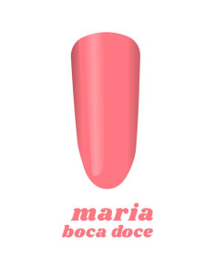 Verniz Gel Maria Boca Doce 15ml Laranja Damasco Coleção Maria Doce Verão Inocos INOCOS Verniz Gel 2