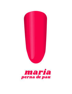 Verniz Gel Maria Perna de Pau 15ml Rosa Pitaya Coleção Maria Doce Verão Inocos INOCOS Verniz Gel 2