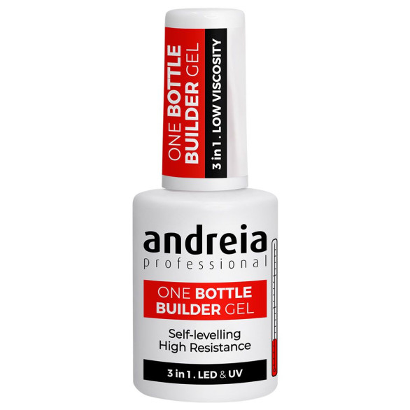 Andreia One Bottle Builder Gel 3 IN 1 Soft White 14 ml