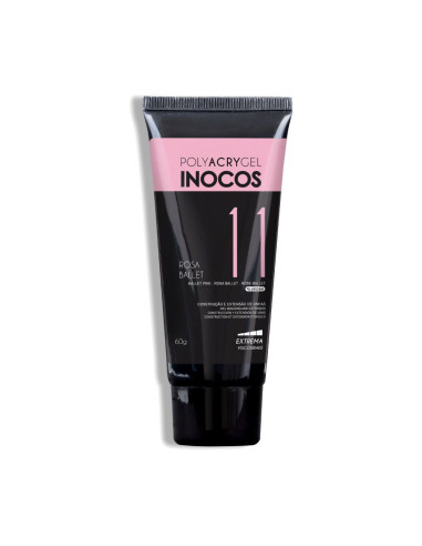 Polyacrygel Rosa Ballet Bisnaga 60g - Inocos INOCOS Polyacrygel