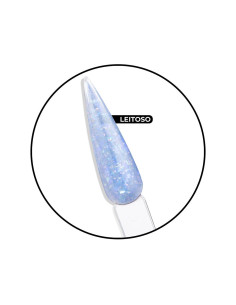 INOCOS PolyAcrygel azul arcoíris holográfico tubo 60 g 2