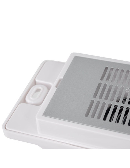 Aspirador de polvo de uñas empotrable 32 W blanco