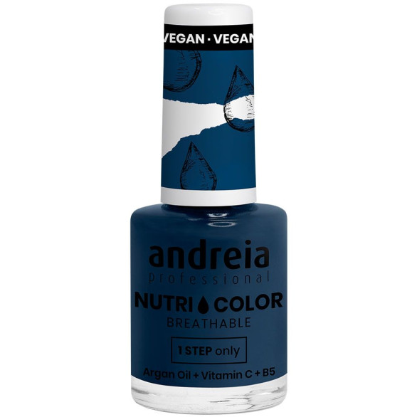 Andreia Nutricolor NC24 esmalte azul petróleo