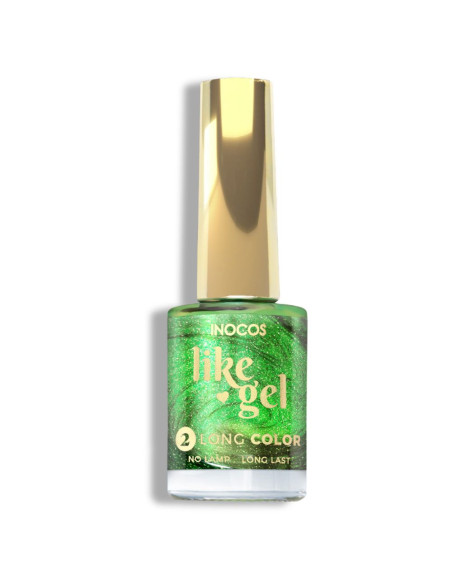 Verniz unhas Inocos Like Gel 134 Verde Neptuno INOCOS Verniz Like Gel 