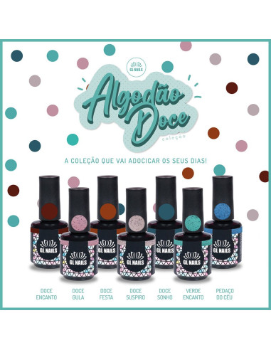 Coleção Algodão Doce - Verniz Gel GL Nails Verniz Gel GL Nails