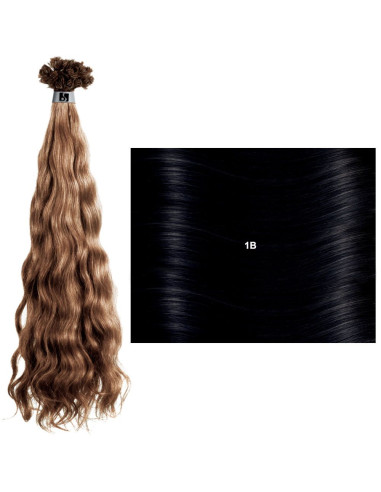 Extensões Frisadas (35/40cm) com Queratina MC SHE Hair Extensions Extensões de Cabelo