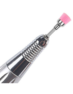 Ponteira para Limpeza de Pó c/ Pelo silicone Ponteiras para Broca de Unhas 2