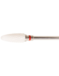 Lima Cónica Cerâmica Fina de 6x14.5mm Ponteiras para Broca de Unhas
