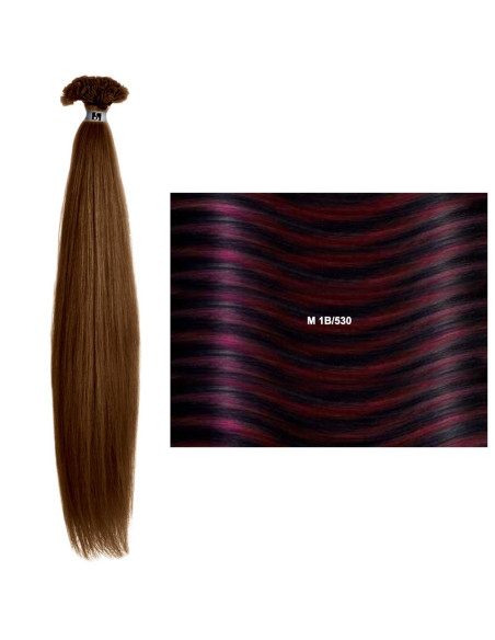 Extensões Lisas c/ Madeixas (55/60cm) L/M com Queratina - SHE Extensões de Cabelo