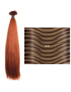 SHE LC extensiones lisas con mechas queratina 35/40 cm, 10 piezas 2