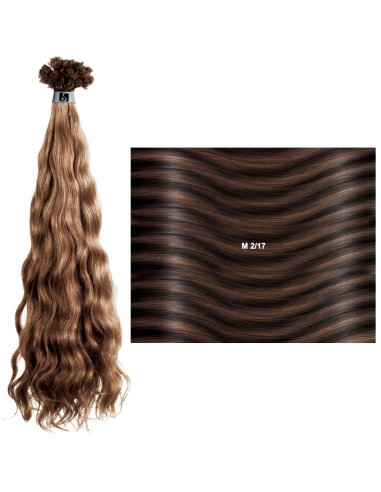 Extensões Frisadas c/ Madeixas (40/45cm) e Queratina MC - Highlights SHE Extensões de Cabelo