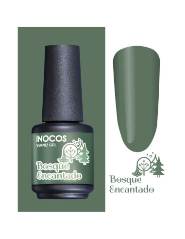 Verniz Gel Bosque Encantado 15ml  - Aldeia Natal INOCOS INOCOS Verniz Gel