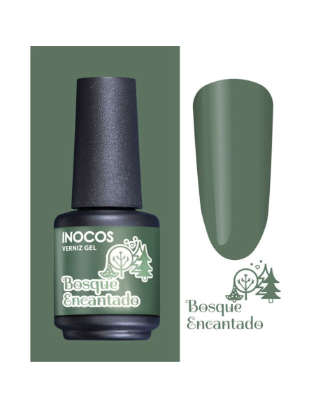 Verniz Gel Bosque Encantado 15ml  - Aldeia Natal INOCOS INOCOS Verniz Gel