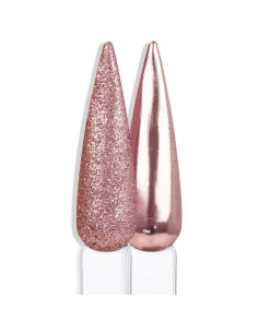 Pó Glitter Magia Rosa Ouro 3g Inocos Aldeia Natal INOCOS Nail Art 2