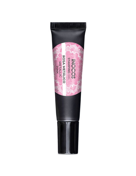 INOCOS Stamping Gel rosa metalizado 8 ml