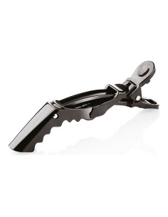 Pinzas grandes de cabello negras, 6 unidades 2