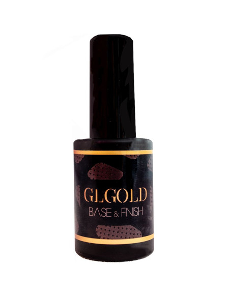 Base e Finish  GL Gold Verniz Gel