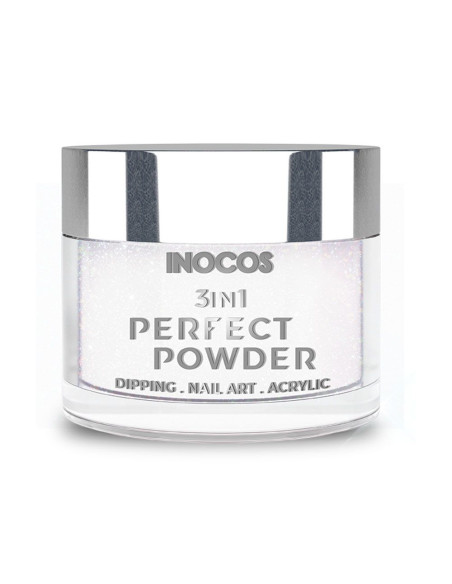 P05 Branco Gelo Picado 20g Perfect Powder 3 IN 1 - INOCOS Dipping Powder Inocos