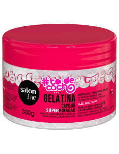 Salon Line Todecacho Super Fixação gelatina capilar 300 g