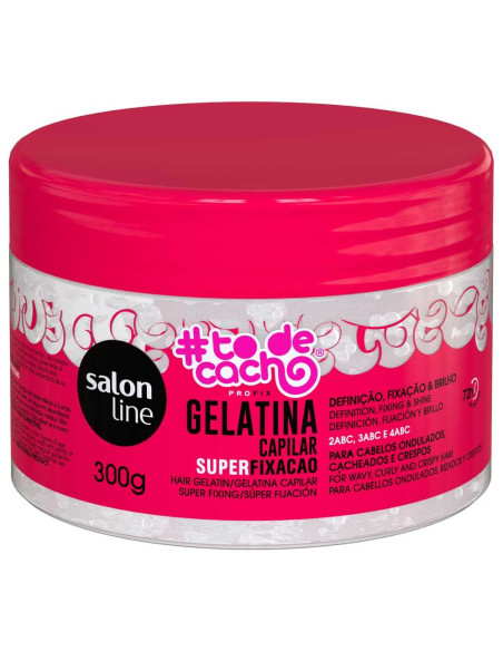 Gelatina Super Fixação 300G Todecacho - Salon Line Gelatina Salon Line