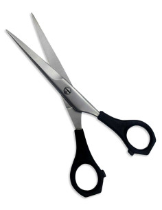 Tijeras de peluquería negras 12 cm para diestros