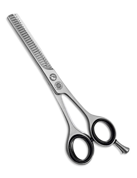 GS Solingen Conventionel Satin tijera de entresacar de dos hojas, 13 cm