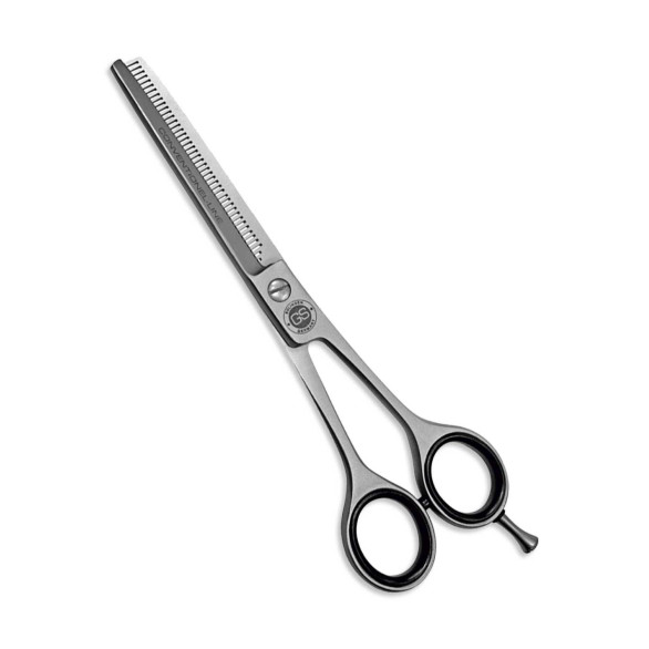 GS Solingen Conventionel Satin tijera de entresacar de una hoja, 13 cm