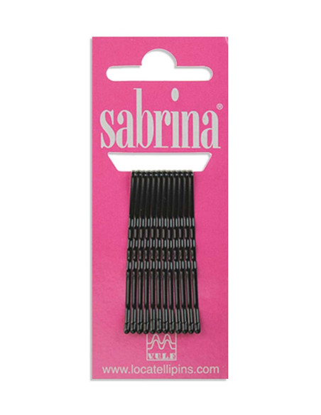 Horquillas de moño negro, 5 cm, 12 unidades