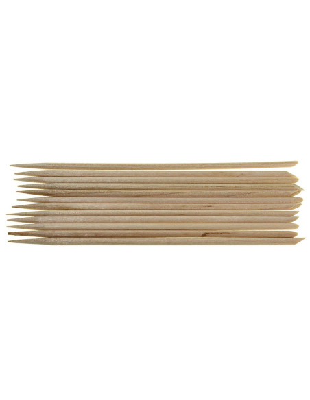 Palitos de naranjo de doble extremo 18 cm, 100 unidades
