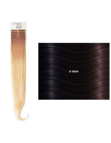 Extensões de Cabelo lisas (cm55/60) com adesivo Ombré OL | SHE Hair Extensions Extensões de Cabelo