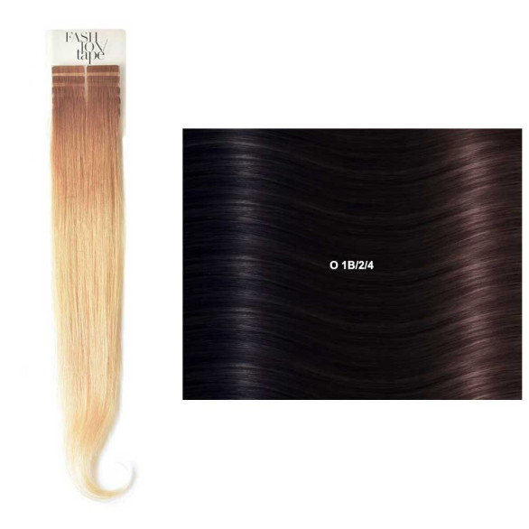 SHE OL extensiones adhesivas lisas 55/60 cm ombré